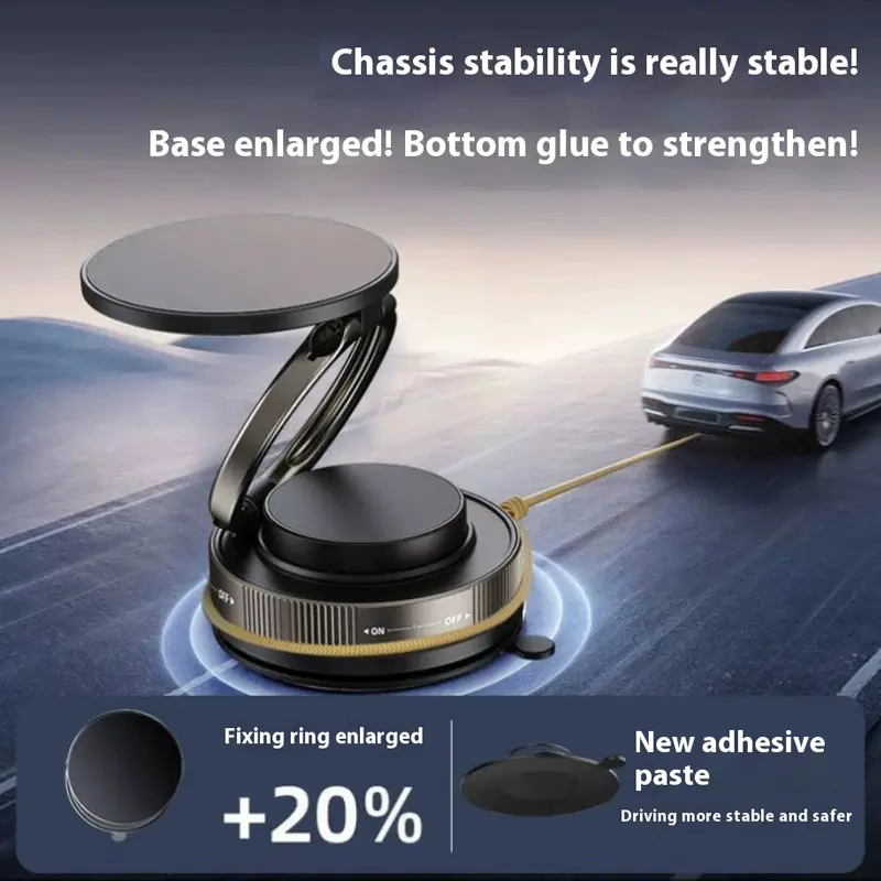 360° Rotatable Magnetic Phone Holder, Adjustable Foldable Cell Phone Stand, Universal Rotation Phone Mount for Car Desk 360° Rotatable Magnetic Phone Holder, Adjustable Foldable Cell Phone Stand, Universal Rotation Phone Mount for Car Desk
