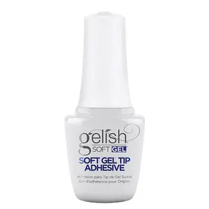 Gelish Soft Gel(TM) Tip Adhesive – Strong & Long-Lasting Nail Bonding Glue for Professional Nail Extensions, Easy Application, Quick Dry Formula, 9mL