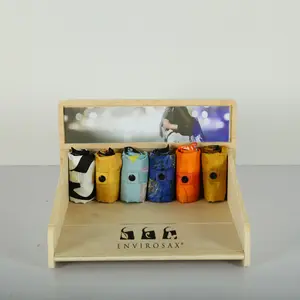 Envirosax wooden display is only sold with wholesale order for retail stores