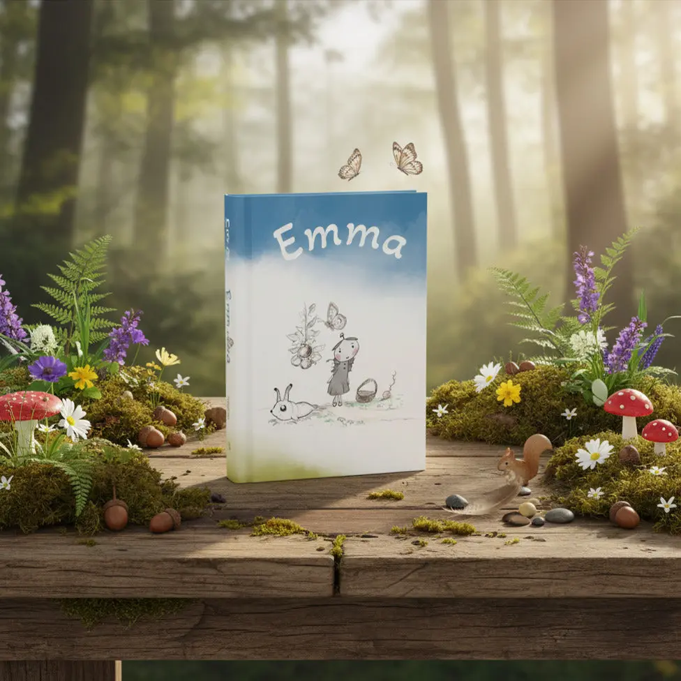 Custom Fantasy Hardcover Journal | Nomi, Keeper of Lost Things