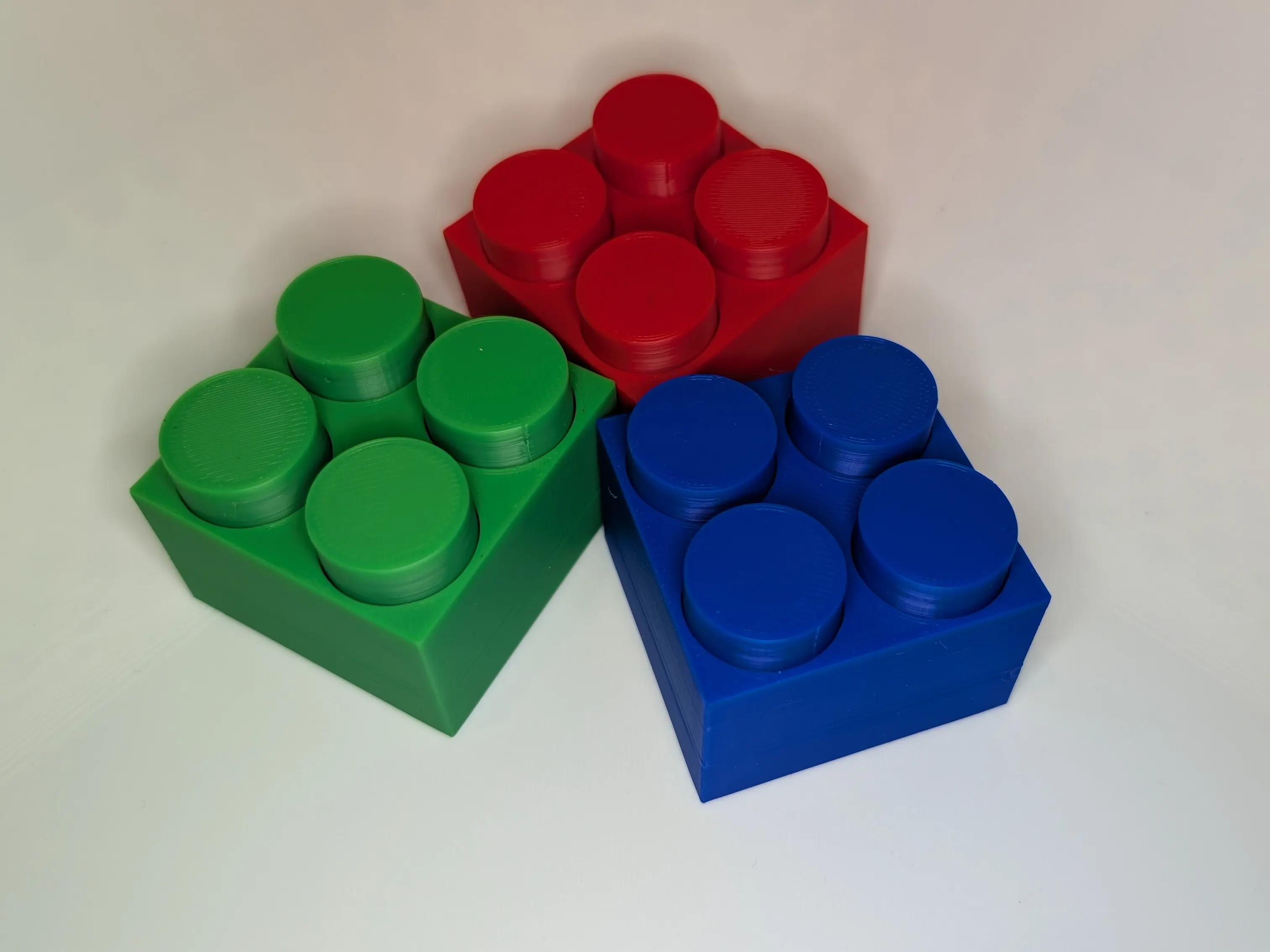 4 Stud Brick Clicker Fidgets (3D Printed )
