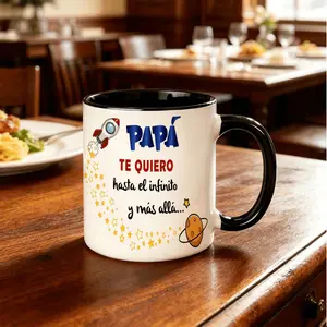 Fashionable Daddy I Love You Forever Ceramic Mug Ideal for Father's Day