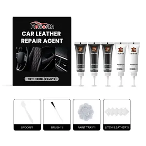 Homonth Leather Scratch Cover & Touch-Up Set – Car Leather Care for Seat Interior Wear & Tear