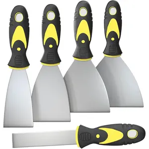 5Pcs Putty Knife Set 1" 2" 3" 4" 5" Scraper Spackle Knife Paint Scraper Tool No Rusting Perfect For Repairing Drywall Removing Wallpaper Mud Plaster Scraping