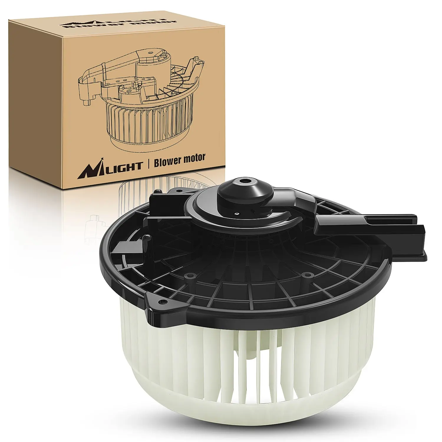 Nilight HVAC Blower Motor with Fan - Excellent Airflow, Not Easy to Generate Heat, Stable Performance, Strong Housing - Fit for Honda Odyssey 2005-2010, Acura RL 2005-2012, Replaces 79310-SHJ-A01, 79310-SJC-A02, 700192, 75735, PM9304, Sturdy, 2005-2012 Ac