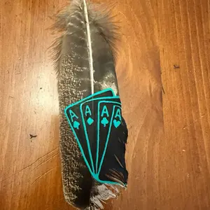 Custom Ace Hat Feather