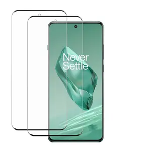 Doemoil Compatible for OnePlus 12 Screen Protector, [Auto-Dispersion Tech] Full Coverage Hide Scratches Fingerprint Support Bubble-Free Tempered Glass for One Plus 9 Pro/10 Pro/11/One Plus 12 R