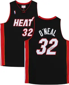 Shaquille O'Neal Miami Heat Autographed Black 2005-06 Mitchell & Ness Swingman Jersey - Fanatics Authentic Certified