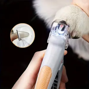 LED Light Pet Nail Clippers – Scissor-Style Design, LED Light Illuminates Nail Quick for Precise Cutting, Helps Avoid Cutting Too Deep