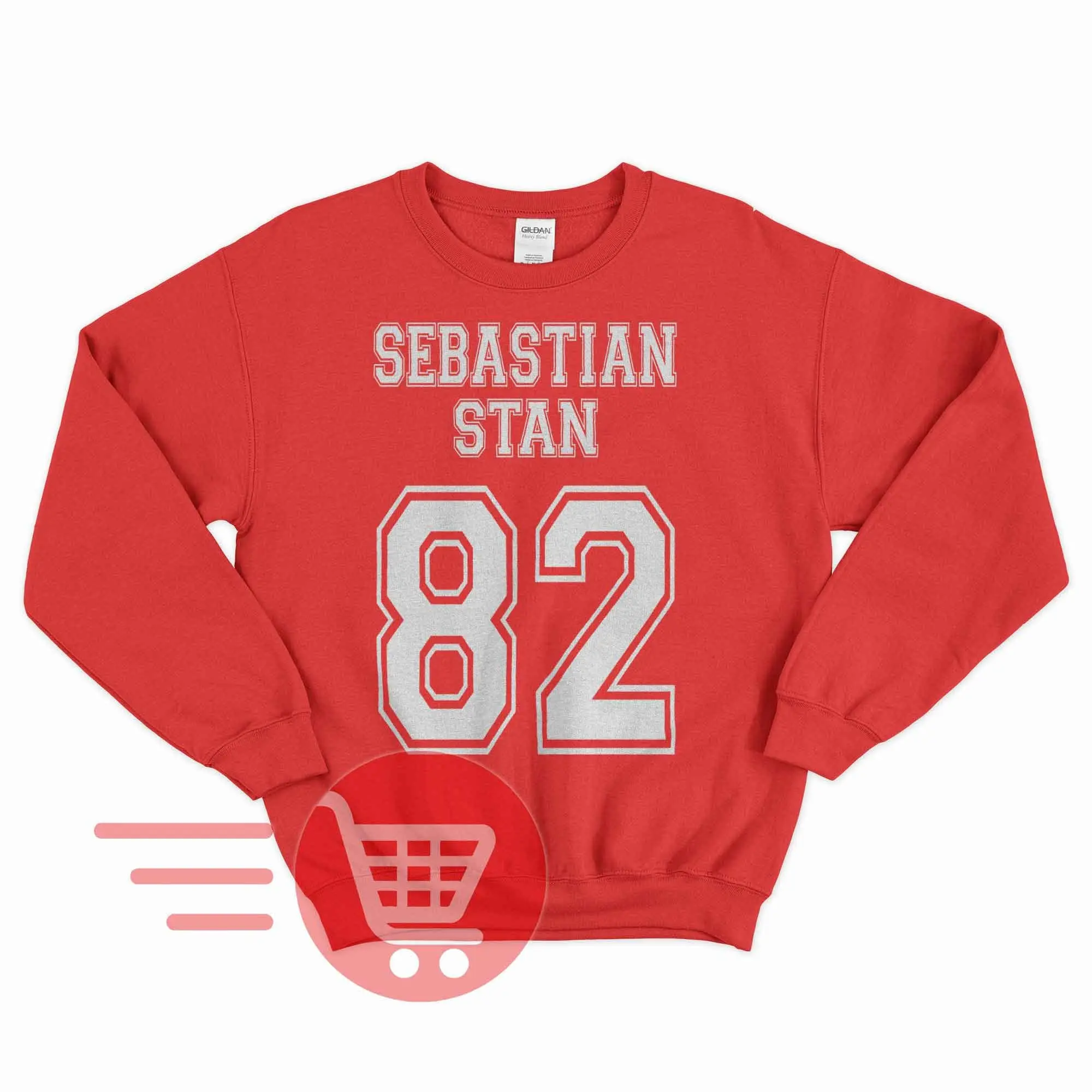 Sebastian Stan Sweatshirt Sebastian Stan 82 Sweater Bucky Barnes Sweatshirt Bucky Barnes 1982 birthday Poster T-shirt Unisex Sweatshirt Tee