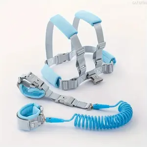 Dual‑Use Anti‑Loss Wristband, Retractable Spring‑Coil Safety Leash Multifunctional Anti‑Lost Strap, Durable Outdoor Essential for Kids Adults, Perfect for Outdoor Outings Anti‑Lost Protection
