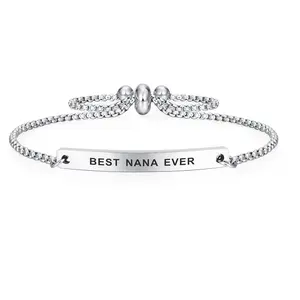 Nana Ever Bracelet for Women - Personalized Nana Mothers Day Birthday  Gifts from Grandson Granddaughter