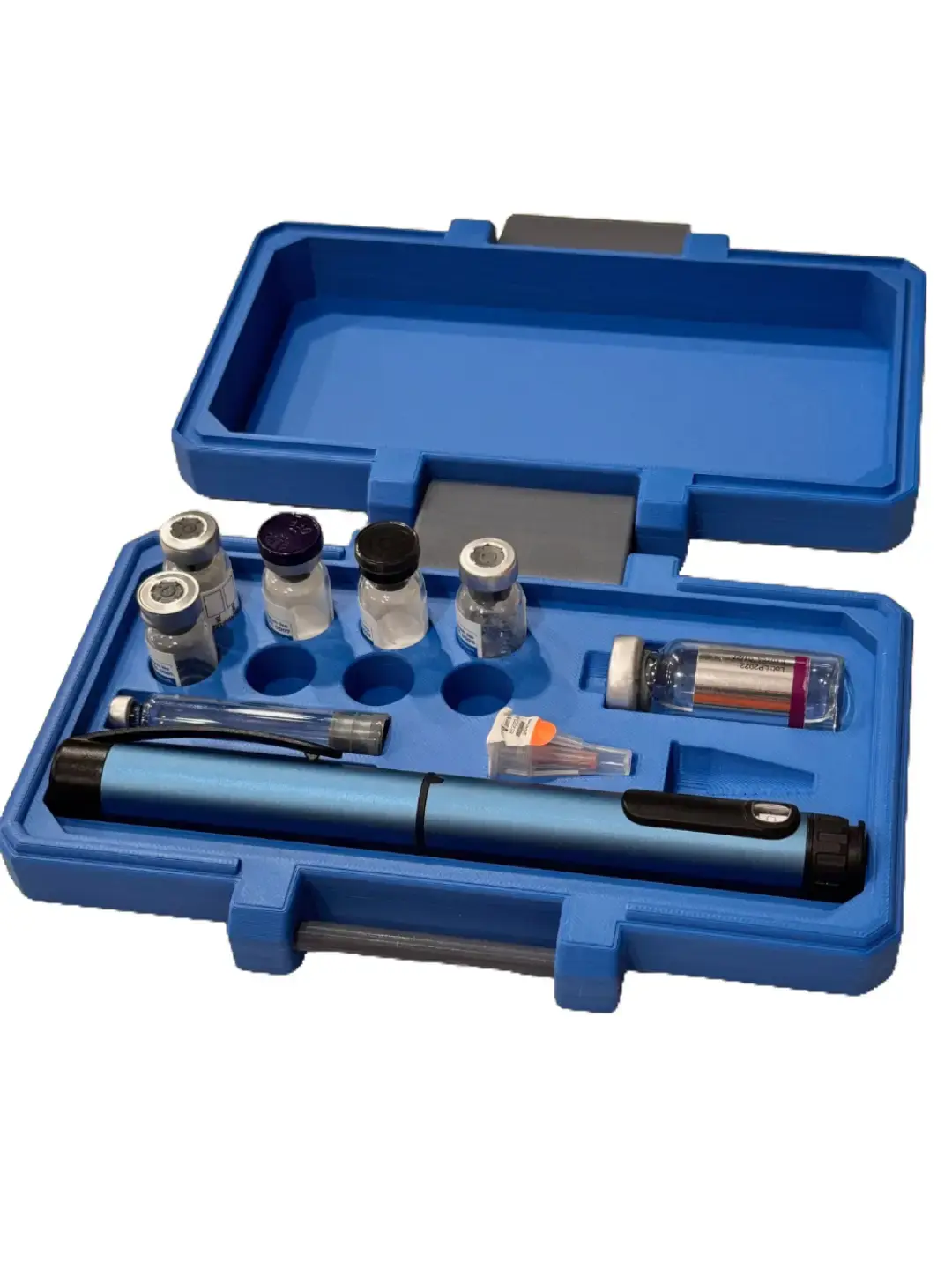 Peptide Storage Case, Home Organizer Bin for Secure Peptide Organization