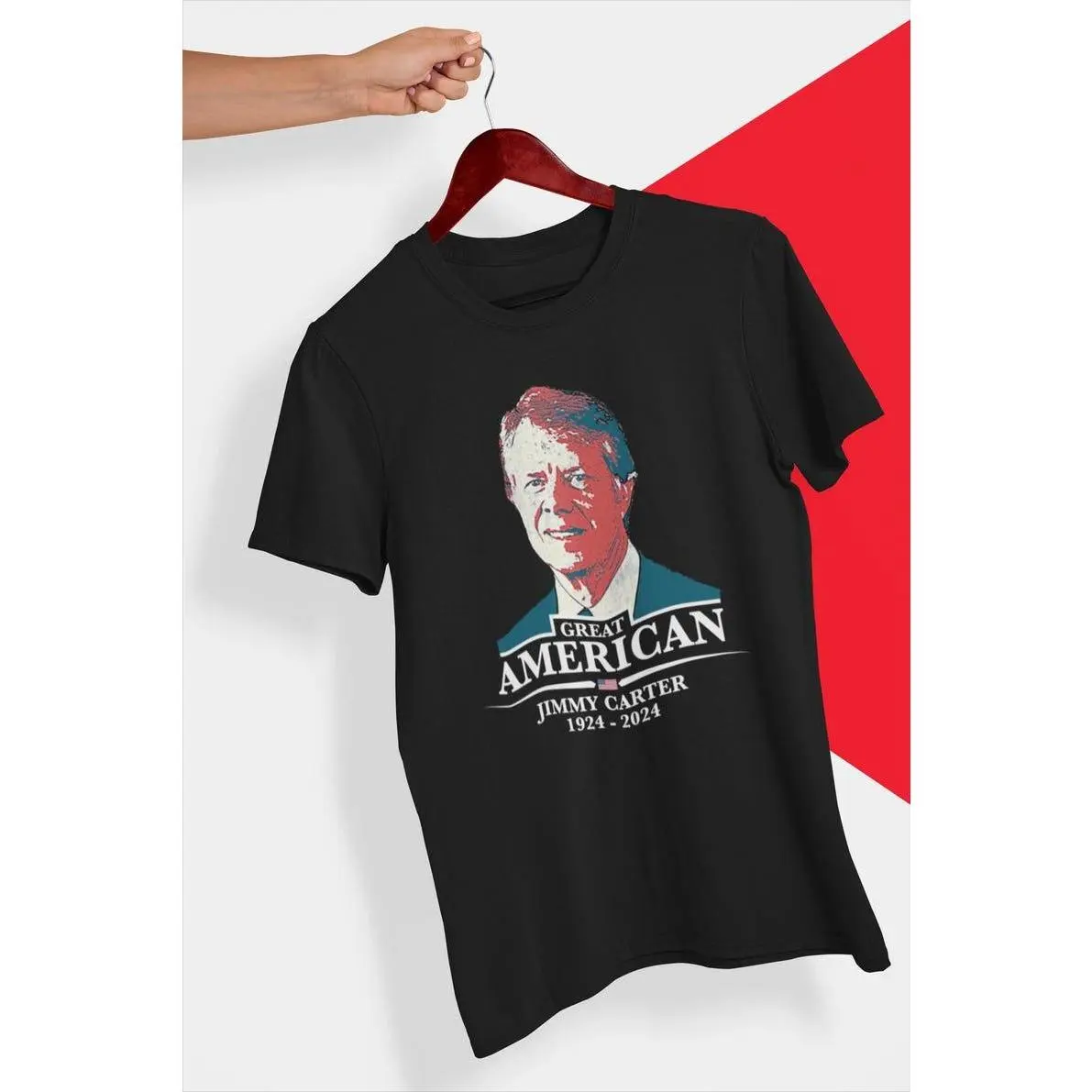 Jimmy Carter Tribute T Shirt, Great American Tshirt, President Carter Unisex Tee