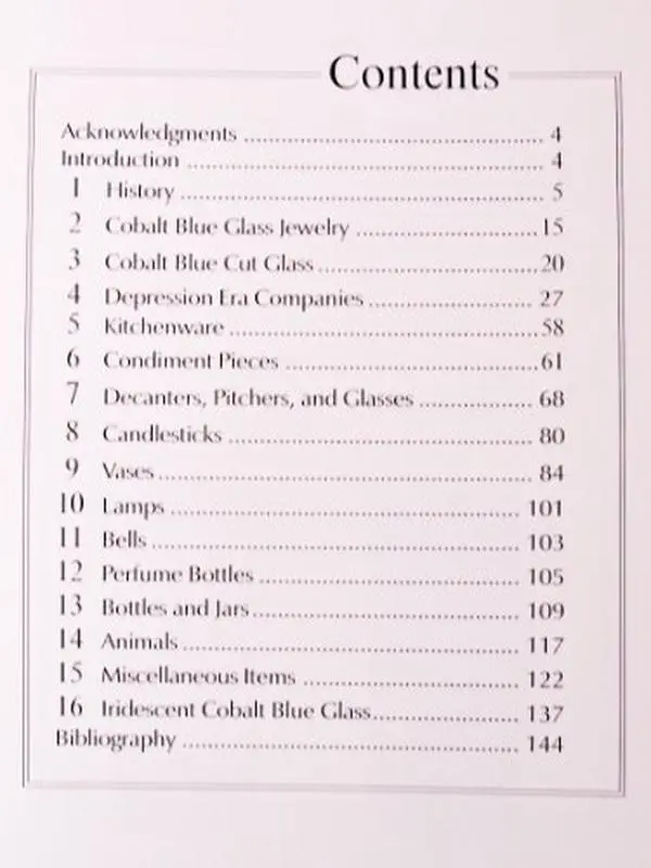 USED Book - Cobalt Blue Glass (A Schiffer Book for Collectors) by Monica Lynn Clements (Paperback) - english