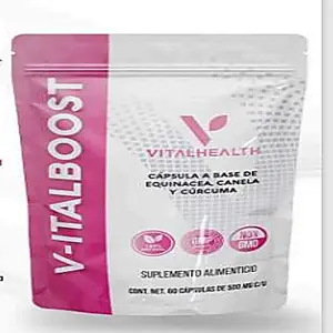 Vital Health Global V-ITALBOOST by Vital Health Global from Mexico Echinacea Turmeric & Cinnamon Dietary Supplement 60 Veggie Capsules