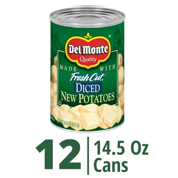 FRESH CUT Diced Canned Potatoes, Canned Vegetables, 12 Pack, 14.5 oz Can