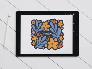 Floral printable stickers , inspirational sticker , print and cut sticker, cricut stickers, packaging sticker , planner sticker
