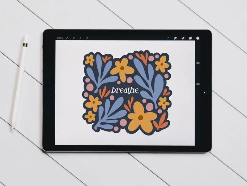 Floral printable stickers , inspirational sticker , print and cut sticker, cricut stickers, packaging sticker , planner sticker