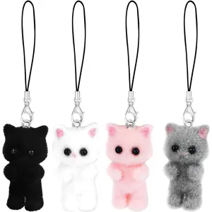Cute Kawaii Aesthetic Phone Charms Keychain Pendant Decor Accessories for Phone Case Car Key Bag Airpods Camera