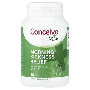 Conceive Plus Morning Sickness Relief, 60 Vegan Capsules (500 mg per Capsule)
