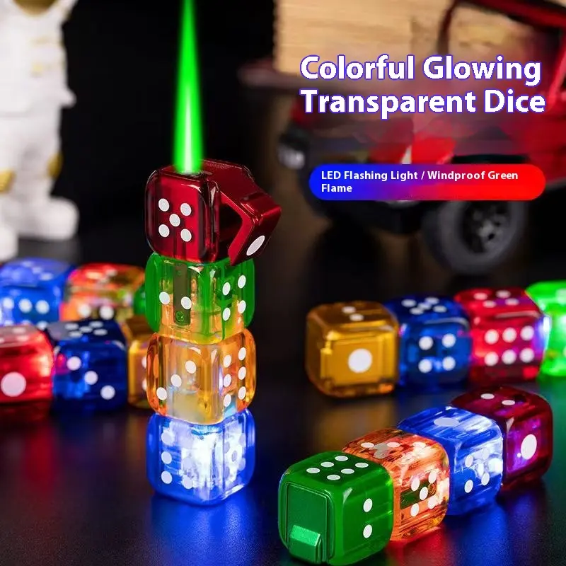 Flickering LED Dice Lighter - Fun Novelty Gadget Flickering LED Dice Lighter - Fun Novelty Gadget