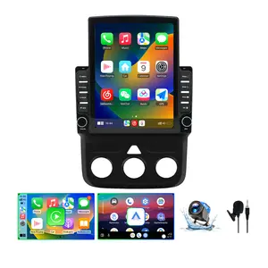 Car Stereo Compatible with Dodge Ram 1500 2500 3500 2013 2014 2015 2016 2017 2018(Manual AC), Android 13 Head Unit, 9.7 Inch Touch screen Support Bluetooth,Wireless CarPlay Android Auto,2+64