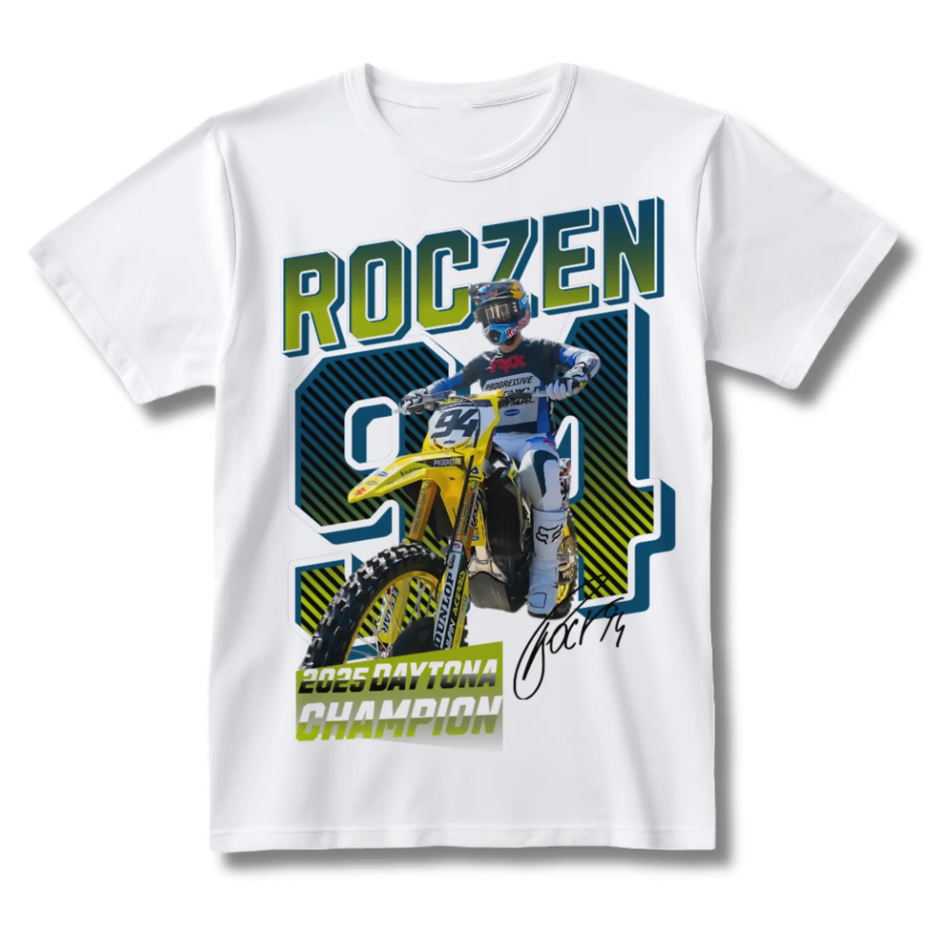 Ken Roczen Supercross 2025 Daytona Champion Graphic Shirt, Dirt Bike Racing T-Shirt Sweatshirt Hoodie, Gift for Motocross Lovers