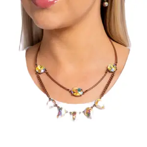 Confident Cascade Copper Necklace