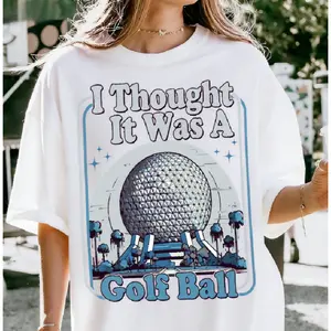 I Thought It Was A Golf Ball Epcot Park Ball T-shirt, Trending Unisex Tee