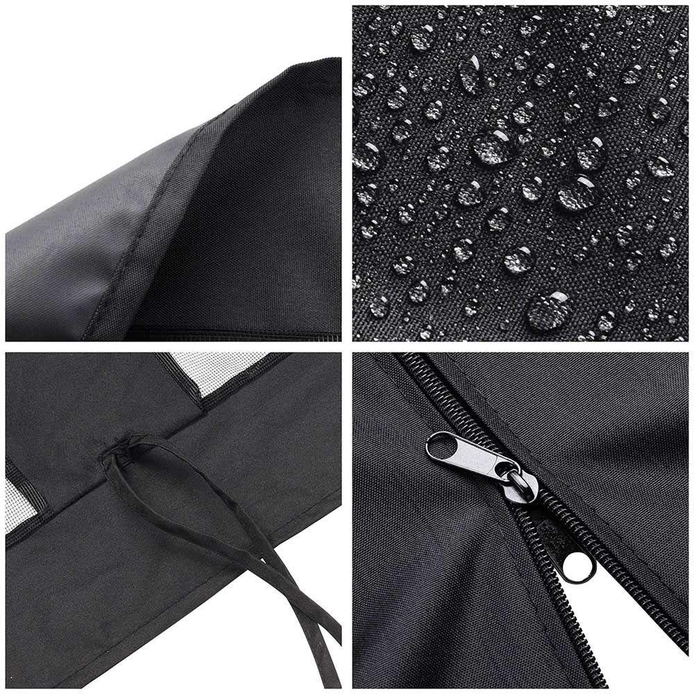 Gazebo Replacement Mosquito Netting 10*12Inch/Black