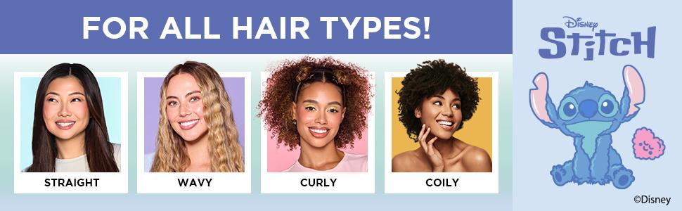 Disney Stitch UNbrush and Stitch Mini Blow Dryer Haircare Duo