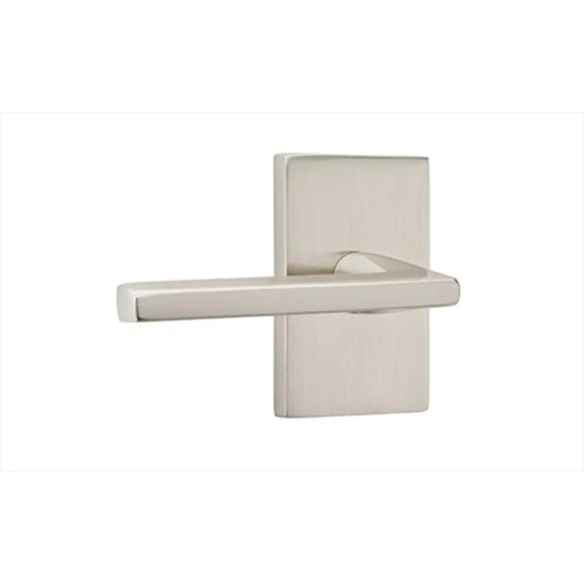 Emtek C5210HLOUS15 Helios Lever Privacy Door Handle Set - Square Rose, Solid Brass, Satin Nickel, CF Latch Mechanism, 2-3/8" & 2-3/4" Backset for Home Improvement, Garden Use
