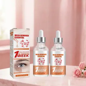 Milia Remover Treatment Serum, Natural Ingredients Natural Essence for Milia Eye Skin Care, Hydrating & Nourishing Formula for Smooth, Refreshed Skin Daily Moisturizer