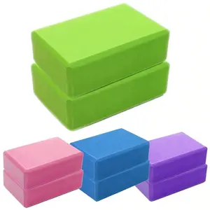 2 Pcs Yoga Block Brick Foam Sport Health Home Exercise Gym Tools Yoga Blocks