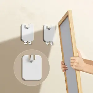 Strong Adhesive Photo Frame Hook No Drilling Picture Frame Hanger Seamless Oil Painting Mirror Picture Frame Removable Hook