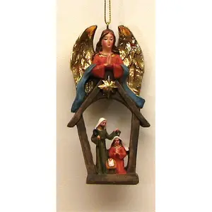 IWGAC  Resin Angel Nativity Ornament