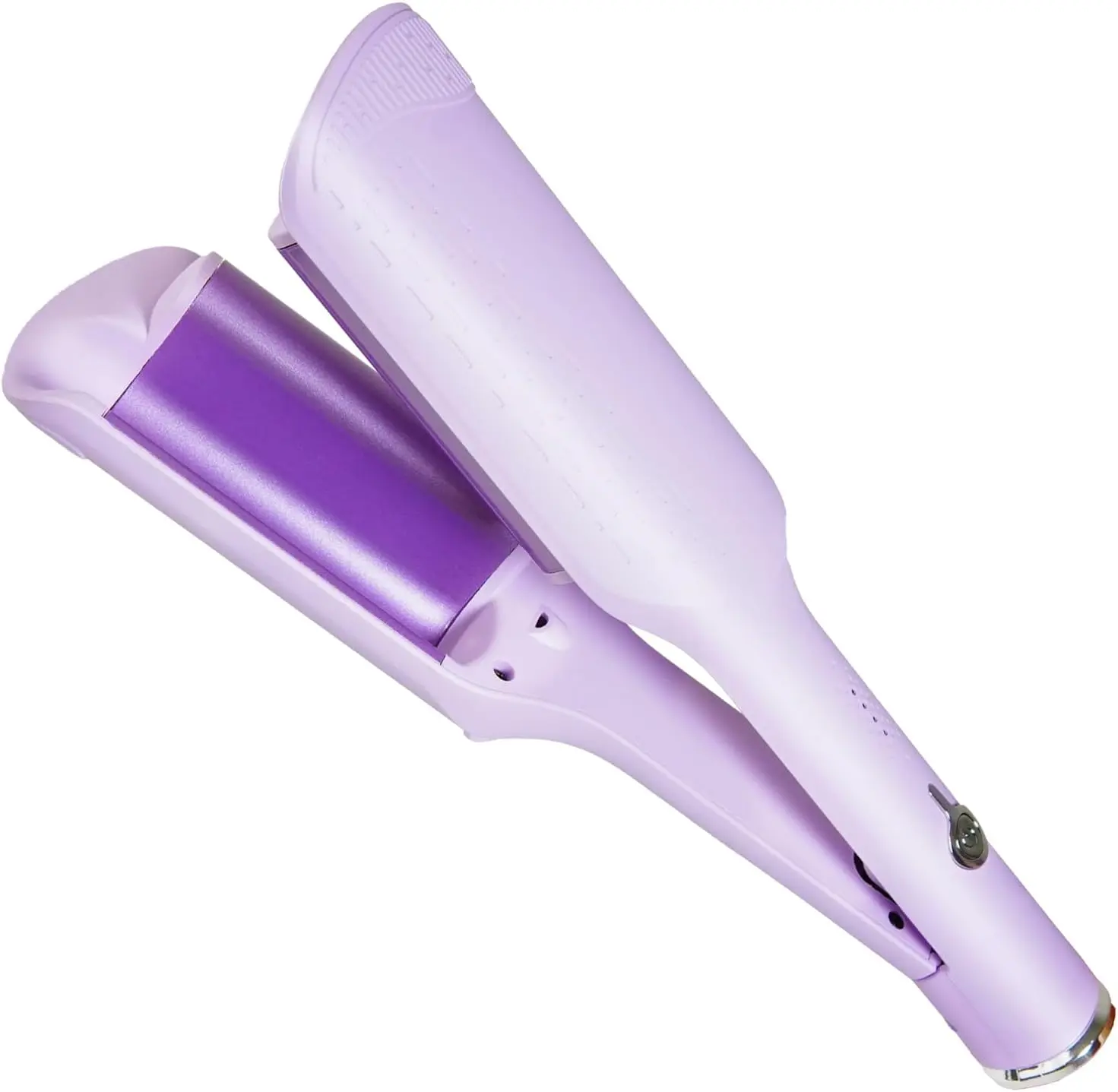 Goodoo Curling Iron Hair Crimper Waver,3 Barrel with 4 Adjustable Heat,Easy to Use,Purple