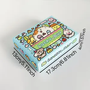 Twelve-Grid Small Size - Cute Pet Graffiti Series Christmas DIY Surprise Gift Blind Box, Empty Box Surprise Birthday Present
