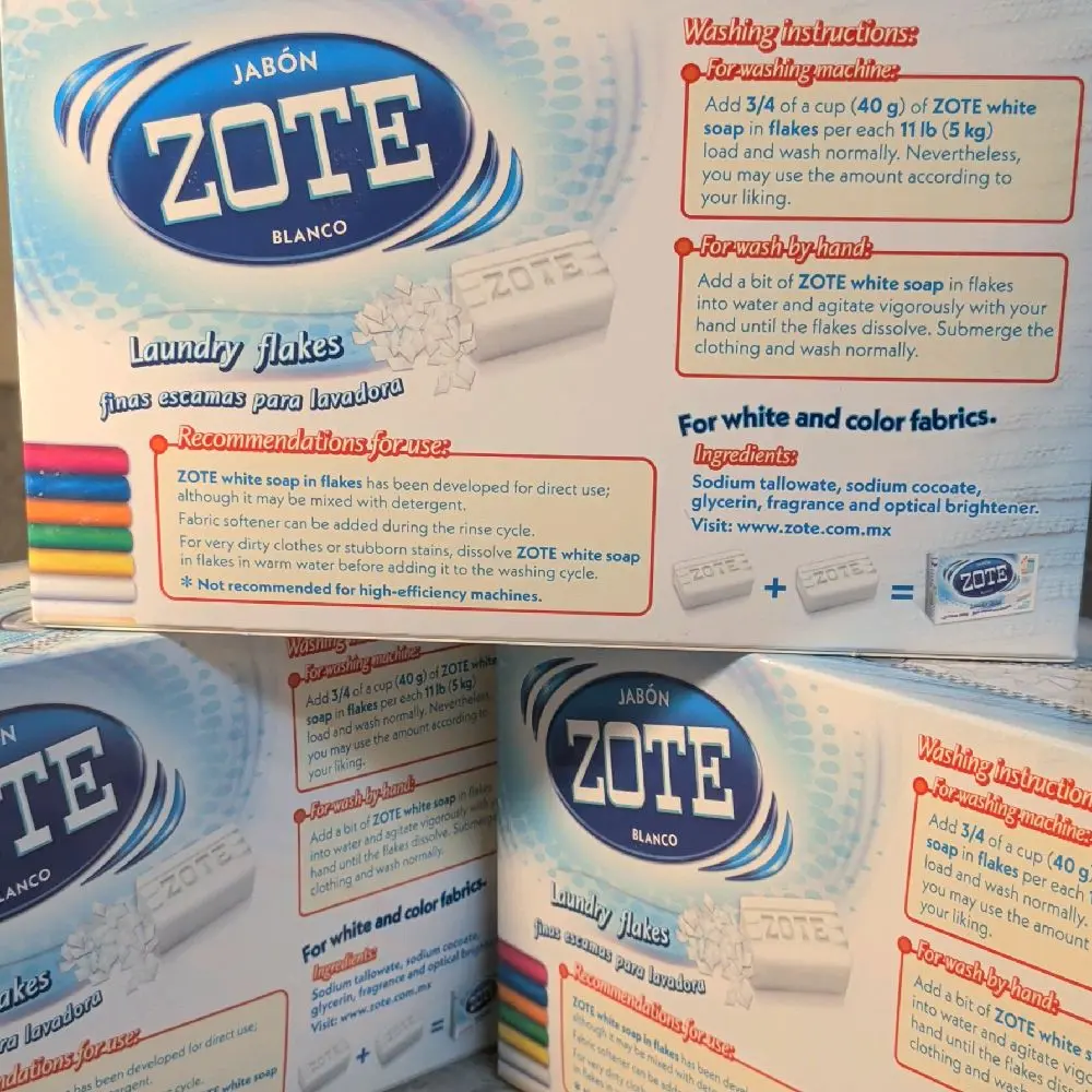 Zote Laundry flakes soap 500g 3pack