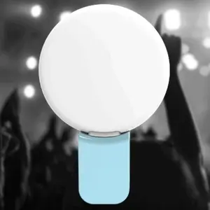 Portable Selfie Ring Light, LED Light Up Phone Selfie Ring Light, Portable External Fill Light Clip Perfect for Live Streaming, Makeup & Vlog