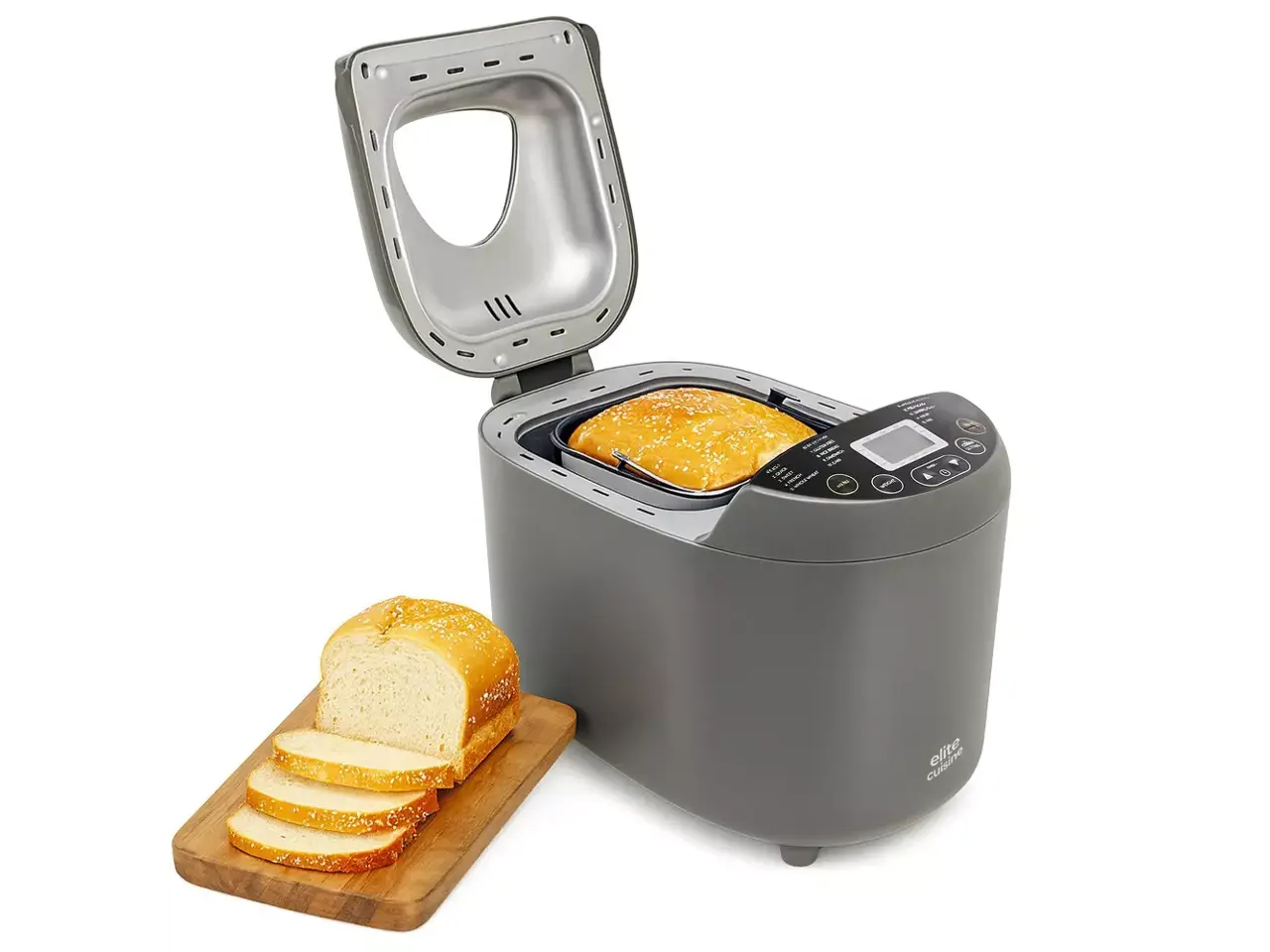 Elite Cuisine EBML2500 Programmable Bread Maker with Ceralast Ceramic Pan & Blade Elite Cuisine EBML2500 Programmable Bread Maker with Ceralast Ceramic Pan & Blade