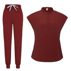 Surgical Gown Doctor Dental Workwear Set Dentistry Operating Room Scrub Elastic Scrub Suit Womenswear Clothes Comfort Uniforms Minimalist