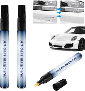 (2pcs) Magic Pen For Car Scratches, Magic Car Scratch Removal Pen, All Cars Magic Pen,Scratch Pens For Cars,Weatherproof Touch Up Paint Pen,Car Paint Scratch Remover Pen
