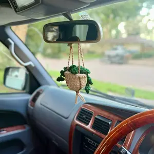Crochet Hanging Planter Pot