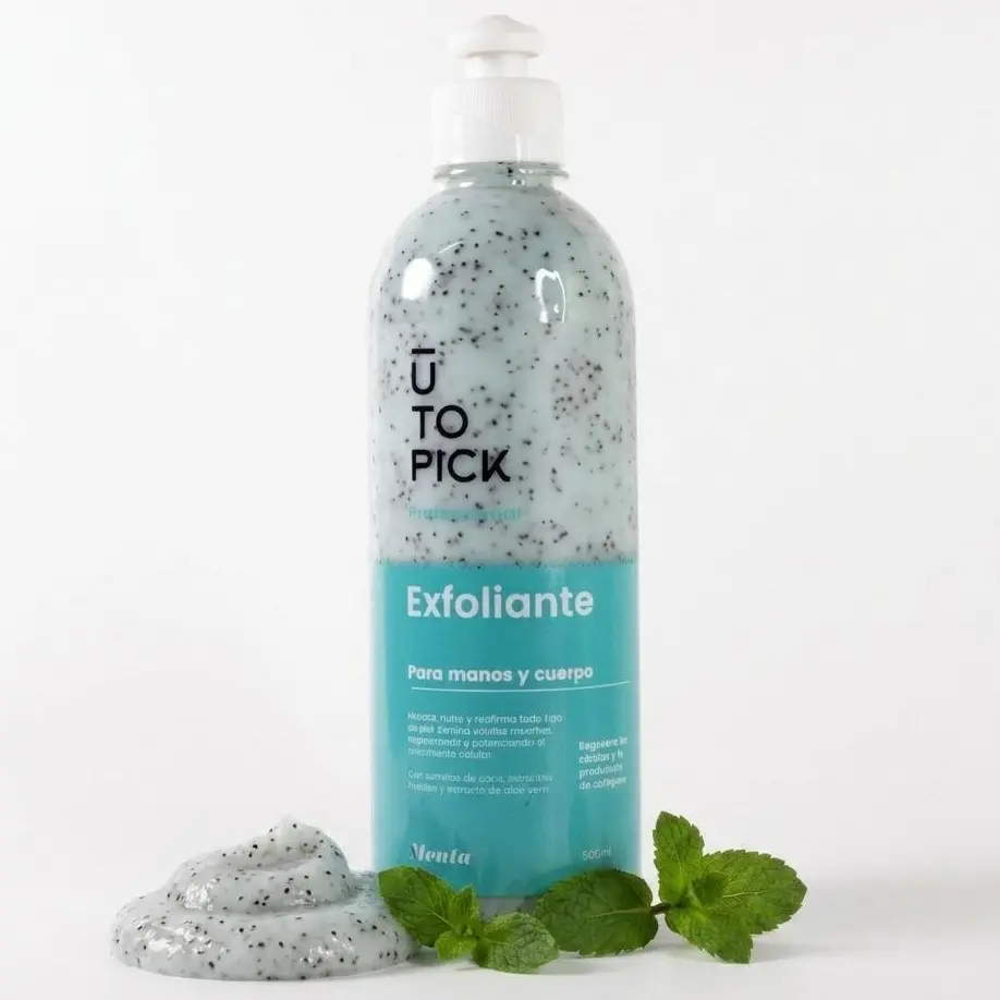 UTOPICK Exfoliating Hand & Body Scrub – Moisturizing Dead Skin Remover with Cupuassu Butter, Coconut Seeds | Smooth Soft Skin