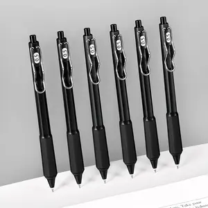 3-Pack Warrior Low Center of Gravity Quick-Dry Retractable Gel Pens, High-Quality Student Exam Writing Tools, Stylish Signature Writing Pens, Smooth Writing Pens