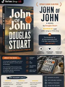 John of John by Douglas Stuart – Oprah’s Book Club Pick, Literary Fiction Novel, Coming-of-Age Read