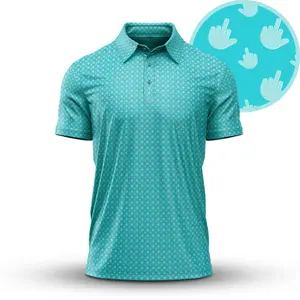 Birdie Middle Finger Funny Golf Polo Shirt,  Regular Fit Tropical Half Zip Polo, Quick-Dry Fitted Men's Polo Shirt, Lightweight Spring & Autumn Bird Print Polo, Fathersdaygift Athletic Gift for Dad Hot