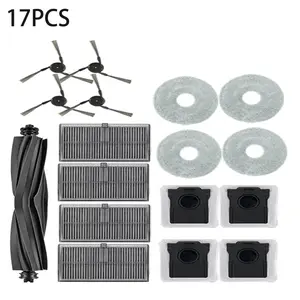 compatible with Dreame L10s Ultra Gen 3, Dreame X40 Ultra/ L40 Ultra/L30s Pro Ultra Heat/P10 Pro Ultra Tricut Brush Filter Mop Cloth Bag